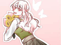 [마치 한 송이의 리시안셔스처럼 ]