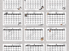 [굿노트]2024 고양이 달력/다이어리