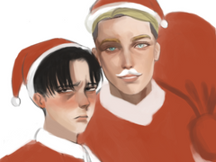 선물 배달하는 산타들