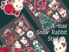 굿노트 | 크리스마스 눈토끼 스티커