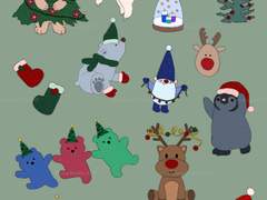 메리 크리스마스 스티커