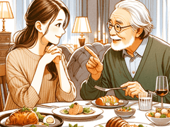 건물주이며 4800평의 땅을 갖고 있는 자산가와 식사를 한 적이 있다.