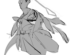 매덤 구도&커미션 자료 러프 커미션 샘플