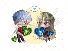 하트풍선 SD고정틀 커미션