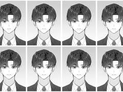 준수 재유 흑백 증명사진 도안 배포