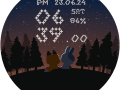 갤럭시 워치페이스 배드독스 포레스트 테마 공유