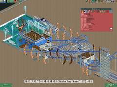 [RCT2]Manta Ray Wave (워터 코스터 - 만타 레이) ※확장팩 필요