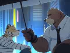 어린나이에 감방 다녀와서 아무것도 못하는 호랑이를 만난 곰 소설15