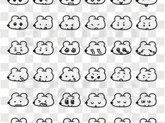 [무료] 히히키키 감정 스티커