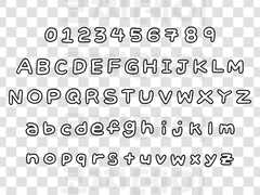 [무료] 심플한 굿노트 숫자, 알파벳 스티커