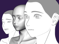 30개의 파츠를 움직이는 3D헤드_type [H]_cute