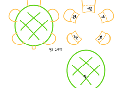 펠트인형 도안 공유