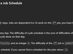 [2023.12.29] 1335. Minimum Difficulty of a Job Schedule