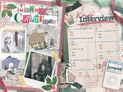 [2차/유료 발행] 크리스마스 잡지 문답 페어틀 🎄