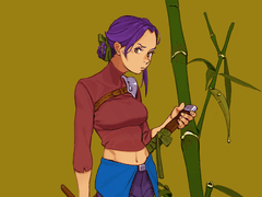 마실나온 동네 여검객