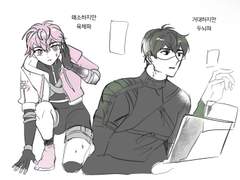 함밤캣핑 + 낙서