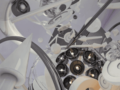 3D그래픽 제작 - <추상적 흐름>