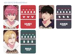 [플레이브] 겨울니트 3인 포토카드 도안