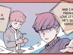 (몹싸)테루와 모브가 교제하는 만화