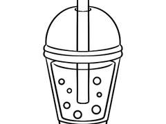 카페 플라스틱 컵/프로크리에이트 브러쉬