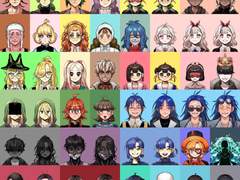 두상 커미션 샘플