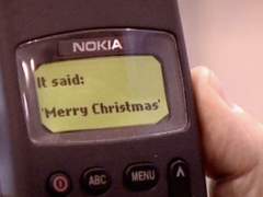 It said: 'Merry Christmas'