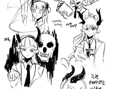 리엘라 악마 AU + 사성수 AU 설정 백업