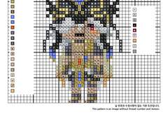 십자수 도안 - 원신 사이노 Cyno