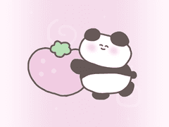 ios/and * 하트딸기판다