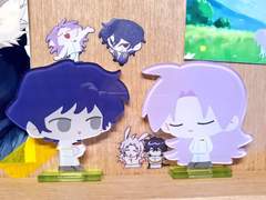 백장미 무테 아크릴 스탠드 도안