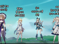 원신 초보자 육성, 대체 뭘 키워? 모렙 30까지!