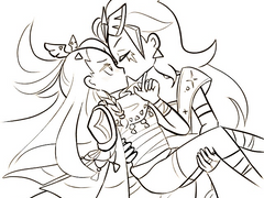 골치왕국 낙서백업(커플링)