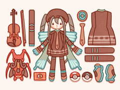 [배포] 벌레 미쿠 월페이퍼 & 헤더 & 스티커 & PC 아이콘 세트