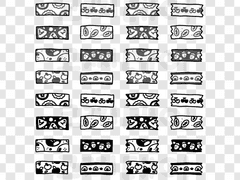 와글와글 음식 굿노트 마스킹테이프