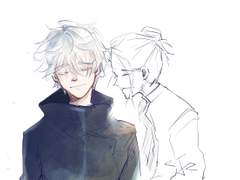 고죠 x 게토 그림