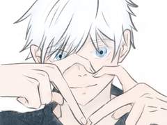 300팔 기념 고죠 사토루