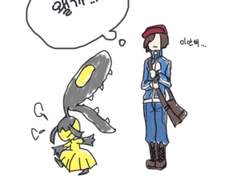 [포켓몬] 입치트 귀여워하는 만화