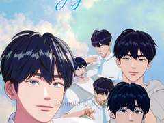 플레이브 예준 생일 축하 포스터