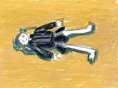 검정 벨벳 치마, 강간, 뻑뻑했던 느낌, 등 뒤에 차갑던 노란 장판