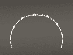 [Atelier Lena] 진주 크리스탈 꽃 머리띠 세트