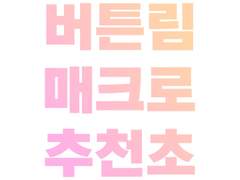 최고급 폼림 매크로+사이트별 추천초