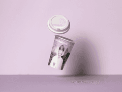 [굿즈디자인] 생일 카페 이벤트용 종이컵 디자인 - 1