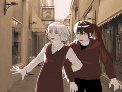 2인 배경 오마카세 커미션 (*임시 샘플가)