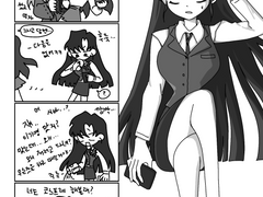 [4컷 만화]★친구에게 코스프레를 부탁 받았다!-4