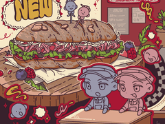 샌드위치 팔아요🥪 커미션