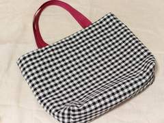 핸드메이드 빨강손잡이 가방