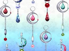 [심플 소재] 어디서나 착! 붙는 실버 문 귀걸이 B (10종)