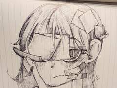 중2병 호소인 망상녀의 그림(?) 모음집