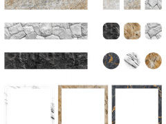 암석 텍스처 스티커