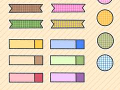 [굿노트 스티커]체크체크 마스킹테이프 굿노트 스티커 무료배포